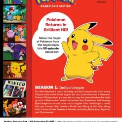 VIZ Pokemon Indigo League Season 1 Blu-ray -Outlet Blu-ray Store 782009244684 anime pokemon indigo league season 1 bluray back