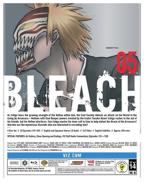 VIZ Bleach Set 5 Blu-ray 4 VIZ Bleach Set 5 Blu-ray - Image 2