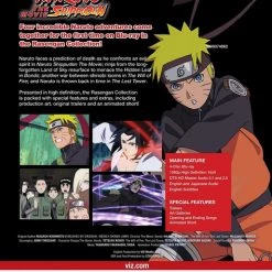 VIZ Naruto Shippuden The Movie Rasengan Collection Blu-ray -Outlet Blu-ray Store 782009245186 anime naruto shippuden the movie resengan collection blu ray back