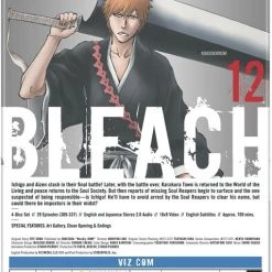 VIZ Bleach Set 12 Blu-ray -Outlet Blu-ray Store 782009246572 anime bleach set 12 blu ray back