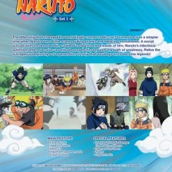 VIZ Naruto Set 1 Blu-ray -Outlet Blu-ray Store 782009246794 anime naruto set 1 blu ray back