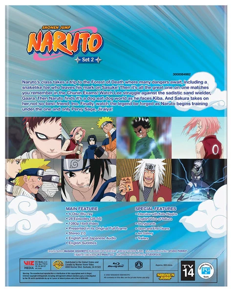 VIZ Naruto Set 2 Blu-ray 4 VIZ Naruto Set 2 Blu-ray - Image 2