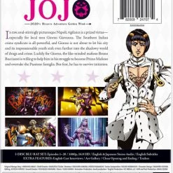 Outlet Blu-ray Store -Outlet Blu-ray Store 782009247074 anime jojos bizarre adventure golden wind set 1 blu ray back