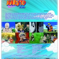 VIZ Naruto Set 5 Blu-ray -Outlet Blu-ray Store 782009247241 anime naruto set 5 blu ray back