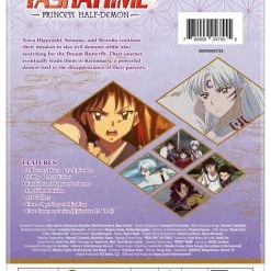 VIZ Yashahime Princess Half-Demon Season 1 Part 2 Blu-ray -Outlet Blu-ray Store 782009247555 anime yashahime princess half demon season 1 part 2 blu ray back
