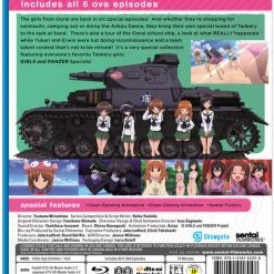 SENTAI FILMWORKS Girls Und Panzer Complete OVA Collection Blu-ray 13 SENTAI FILMWORKS Girls Und Panzer Complete OVA Collection Blu-ray -Outlet Blu-ray Store 814131017048 Blu ray Girls and Panzer back