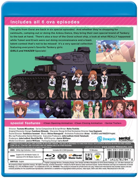 SENTAI FILMWORKS Girls Und Panzer Complete OVA Collection Blu-ray 8 SENTAI FILMWORKS Girls Und Panzer Complete OVA Collection Blu-ray - Image 6
