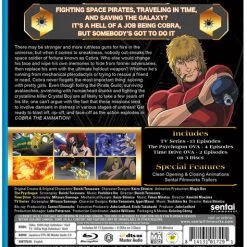 SENTAI FILMWORKS Cobra The Animation Blu-ray -Outlet Blu-ray Store 814131017291 anime cobra the animation blu ray back