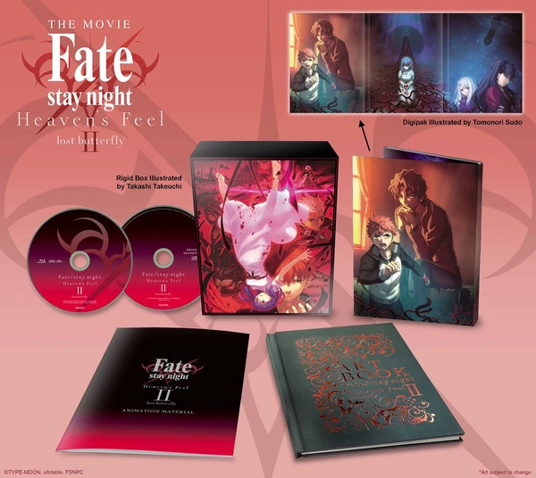 ANIPLEX OF AMERICA Fate/Stay Night Heaven's Feel II. Lost Butterfly Limited Edition Blu-ray 3 ANIPLEX OF AMERICA Fate/Stay Night Heaven's Feel II. Lost Butterfly Limited Edition Blu-ray