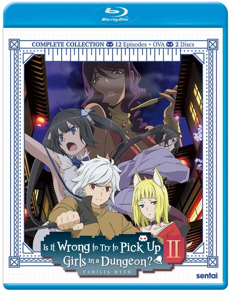 SENTAI FILMWORKS Is It Wrong To Try To Pick Up Girls In A Dungeon?! Season 2 Blu-ray 3 SENTAI FILMWORKS Is It Wrong To Try To Pick Up Girls In A Dungeon?! Season 2 Blu-ray