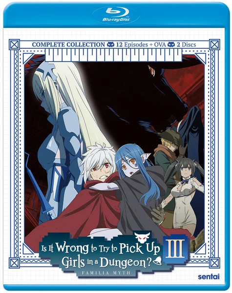 SENTAI FILMWORKS Is It Wrong To Try To Pick Up Girls In A Dungeon?! Season 3 Blu-ray 3 SENTAI FILMWORKS Is It Wrong To Try To Pick Up Girls In A Dungeon?! Season 3 Blu-ray