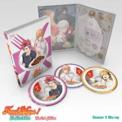SENTAI FILMWORKS Food Wars! The Third Plate Premium Box Set Blu-ray/DVD -Outlet Blu-ray Store 816726027821 anime food wars the third plate premium box set blu ray dvd altc