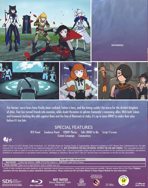 WARNER RWBY Volume 8 Blu-ray 4 WARNER RWBY Volume 8 Blu-ray - Image 2