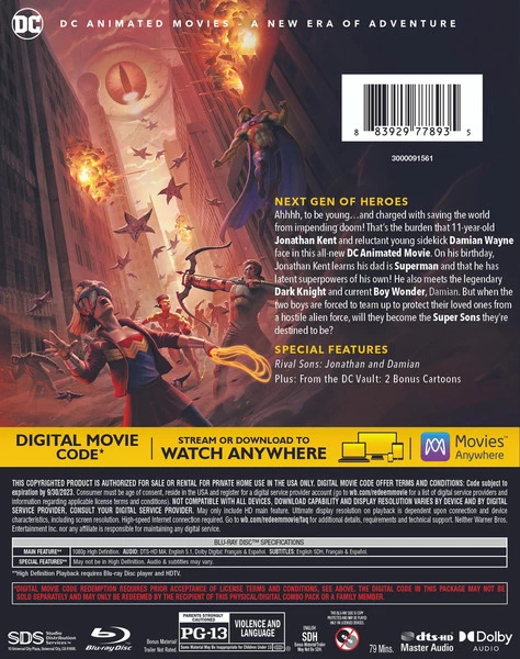 WARNER Batman And Superman Battle Of The Super Sons Blu-ray 4 WARNER Batman And Superman Battle Of The Super Sons Blu-ray - Image 2